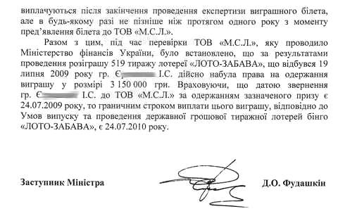 Письмо Минфина