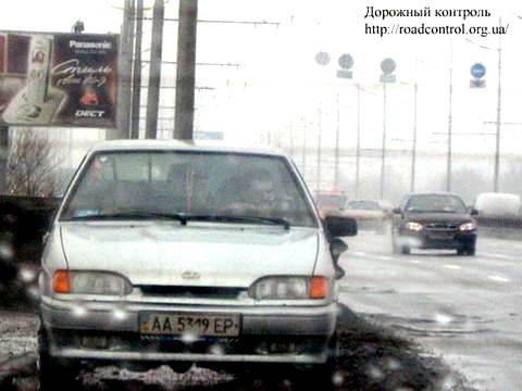 Украинские гаишники любят нарушать закон