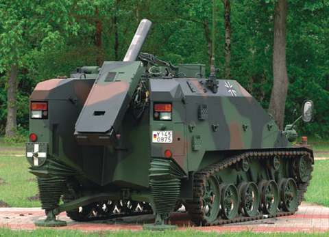 Германский миномёт WIESEL2