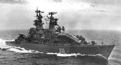 Ракетный крейсер пр. 58 &laquo;Грозный&raquo;, 1962 год